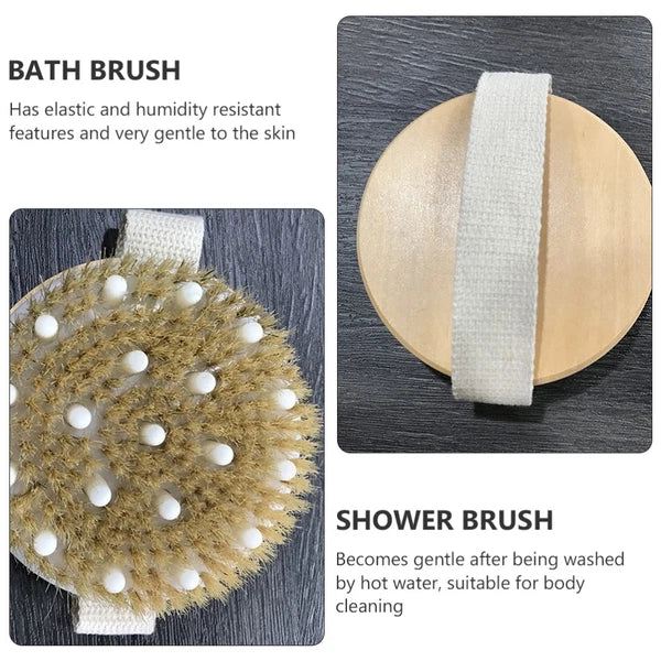 Bath Brush Back Exfoliator Shower Scrubber Bathing Tool Unisex Body