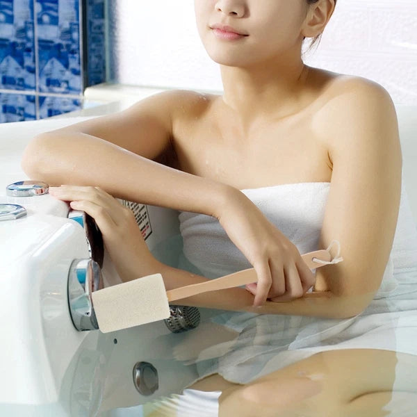 Bath Sponge Brush Loofah Man Shower Scrubber for Body Natural Back Exfoliating