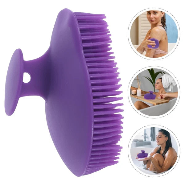 Bath Brush Silicone Exfoliator Travel Bathing Scrubber Soft Body