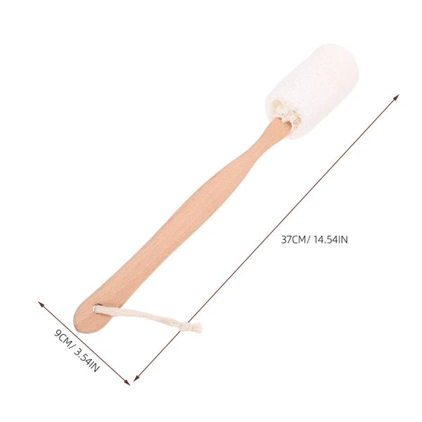 Dry Wet Skin Exfoliator Brush Back Loofa Long Handle Bath Massage