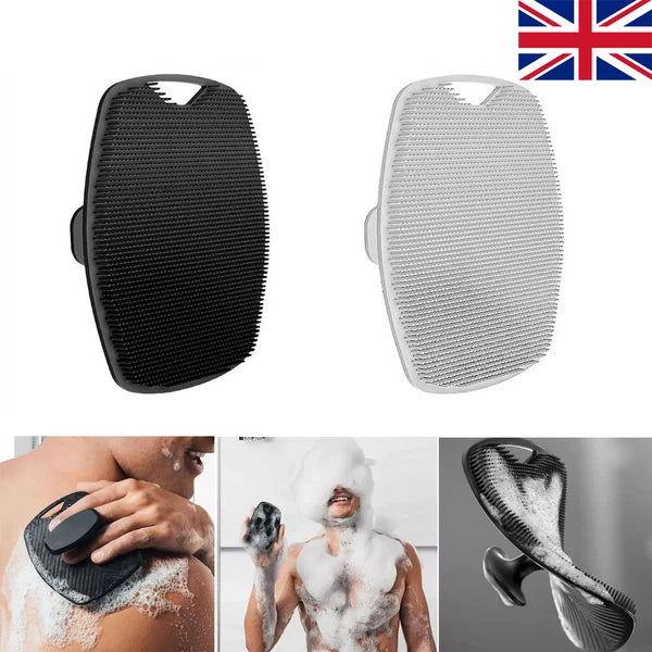 Silicone Body Scrubber Dual-Sided Bath Shower Body Cleansing Brush UK