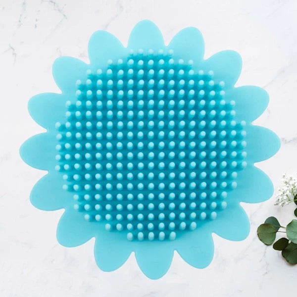 Shampoo Brush Durable Bath Brush for Baby Kids (Blue) baby hair brush