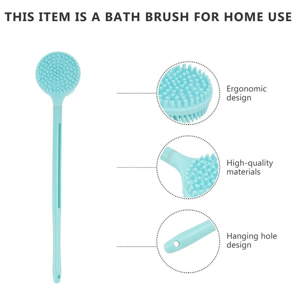 Bath Brush Man Body Exfoliating Tool Back Shower Scrubber Brushes for