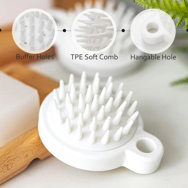 2 Pack Shower Brush for Back, 14in Body Brush Long Handle Back Scrubber, Soft...