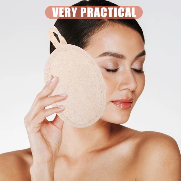 Exfoliating Loofah Shower Brush Bath Scrubber for Soft Skin Care Routine