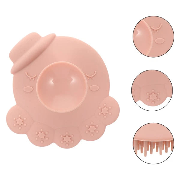 2 Pieces Baby Bath Brush Newborn Toddler Scrubber Body Brushes Shower