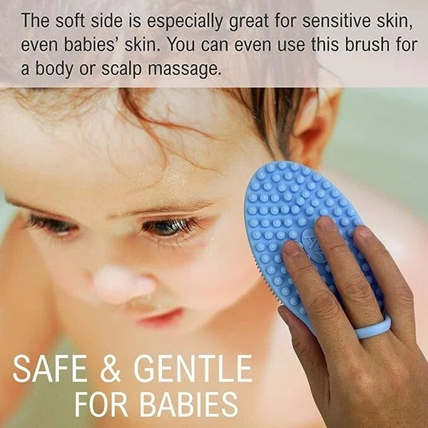 Brand New Avilana Exfoliating Silicone Body Scrubber, Light Gray. FREE SHIPPING