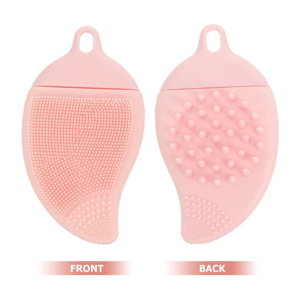Facial Cleansing Massage Brush Man Child Bath Bristles Suitable Silicone Loofah