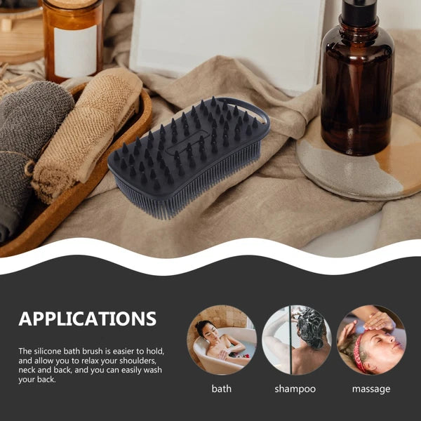 Bath Brush Man Exfoliating Shower Brushes for Cleaning Silicone Scrubber Body