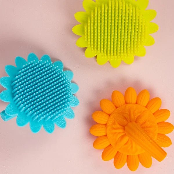Shampoo Brush Durable Bath Brush for Baby Kids (Blue) newborn bath brush