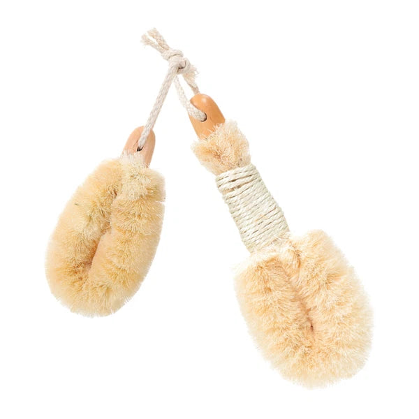 2Pcs Body Brush Scrub Scrunchie Back Scrubber for Spa Body Washing