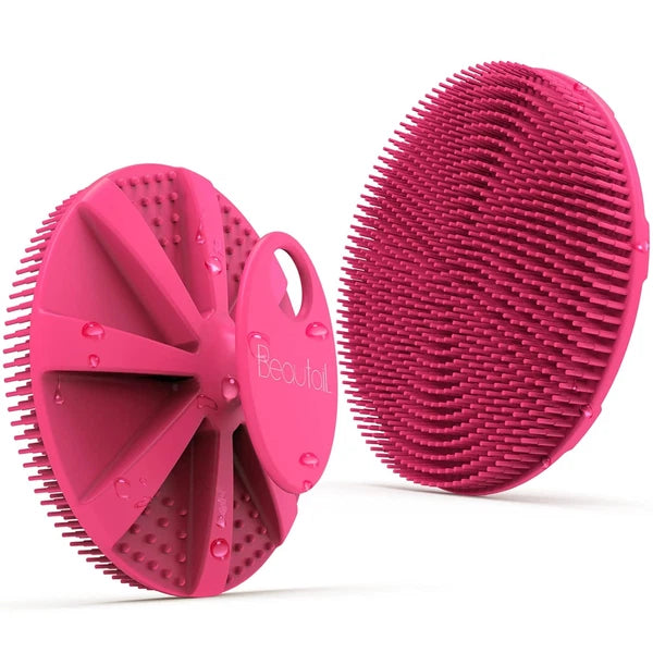 Silicone Body Scrubber Shower Bath Brush, More Hygienic than Traditional Loofah,
