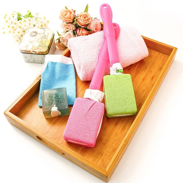 Long Handle Bath Brush Bathroom Shower Brush Random Color Massage bath brush