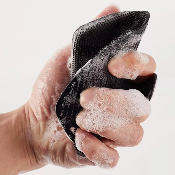 Silicone Body Scrubber Dual-Sided Bath Shower Body Cleansing Brush UK