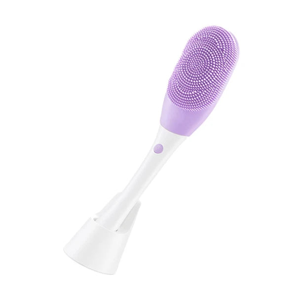 Electric Massage Body Bath Brush Silicone Shower Brush Waterproof Back Scrubber