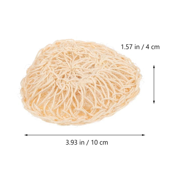 2 Pcs Sisal Bath Brush Scrubber for Body Washing Scrubbers Man Mother