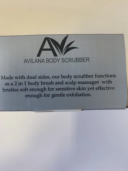Brand New Avilana Exfoliating Silicone Body Scrubber, Light Gray. FREE SHIPPING