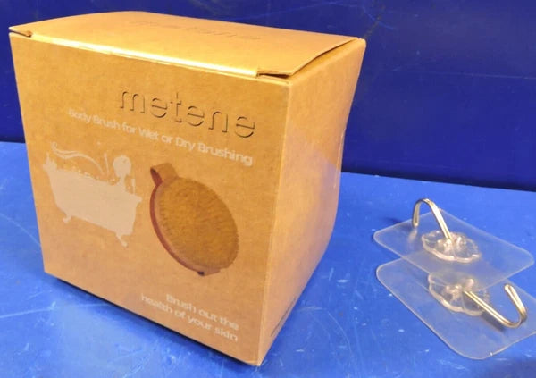 NEW 2 Pack Metene Body Brushes / Soft and Stiff Brushing / Wet or Dry / SEALED