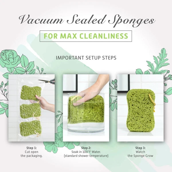 Spongentle Deep Cleansing Dual Texture Body Loofah Sponge