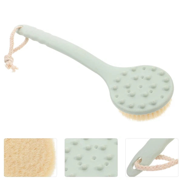 Shower Brush Long Handle Body Scrubber Back Cleaning Brush Bathing Tool for
