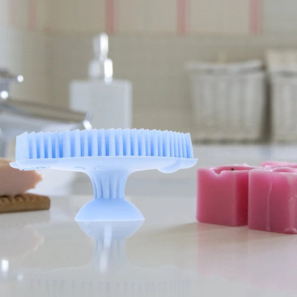 Comfortable Baby Bath Brush Silicone Baby Shower Brush Silicone Shower Scrubber