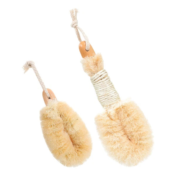 2Pcs Body Brush Scrub Scrunchie Back Scrubber for Spa Body Washing