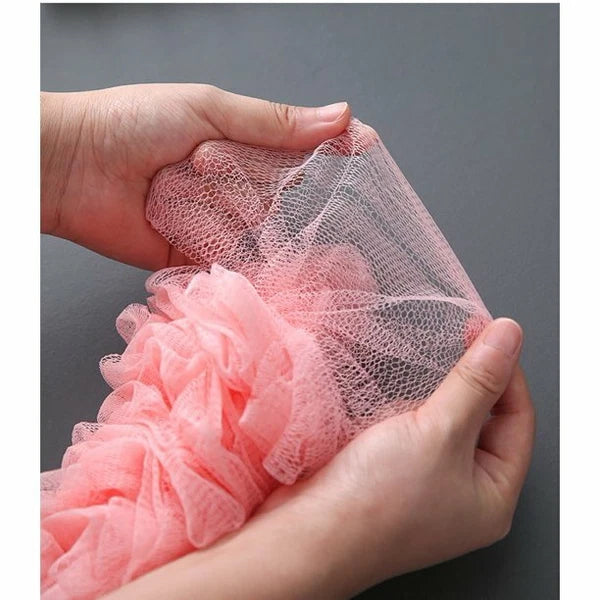 Long Handle Bath Brush Back Scrubber for Shower Loofah Sponge Body Back Brush