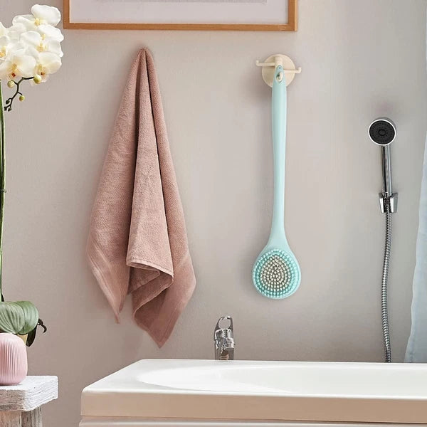 Long Handle Bath Body Brush - Soft Shower Brush for Men & Women,Back Bath Brush