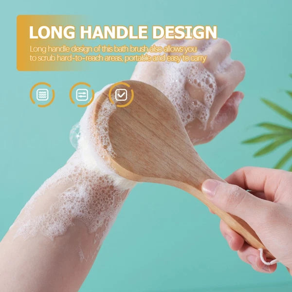 Dry Skin Body Brush Body Scrubber Brush Body Bath Brush Body Brushing Tool