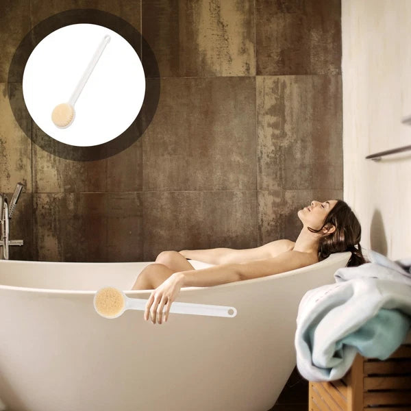 Back Scrubbing Brush Massage Body Bath Brushes Long Handles for Elderly