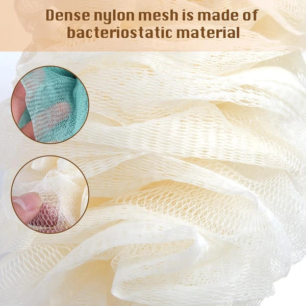 2x Back Scrubber for Shower Loofah Sponge Shower Brush Exfoliating & Long Handle