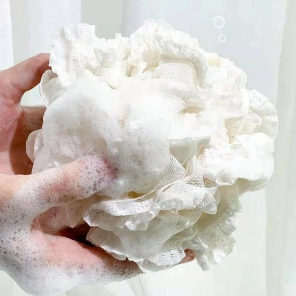 Exfoliating Body Scrubber Sponge Flower Brush Puff Bath Loofah Mesh Shower