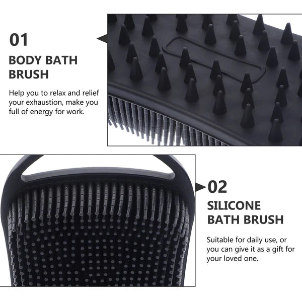 Bath Brush Man Exfoliating Shower Brushes for Cleaning Silicone Scrubber Body