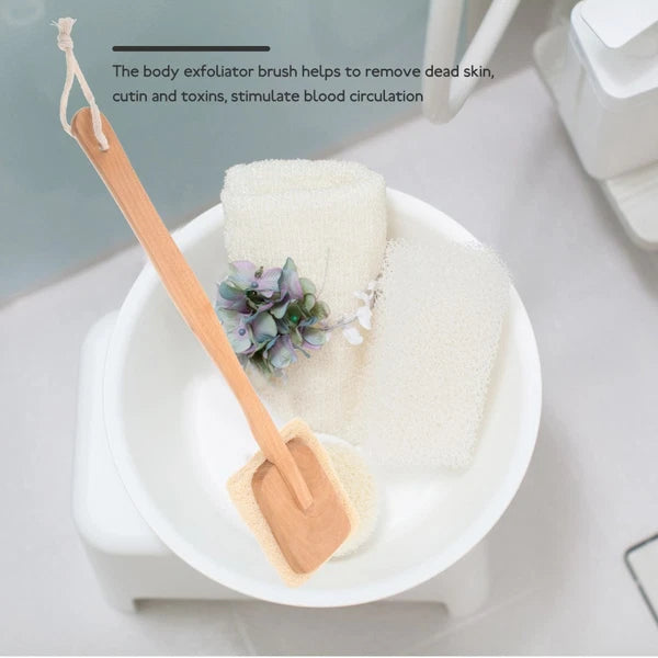 Back Massage Brush Scrubber Bath for Shower Exfoliating Long Handle