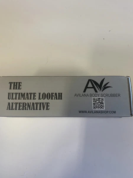 Brand New Avilana Exfoliating Silicone Body Scrubber, Light Gray. FREE SHIPPING