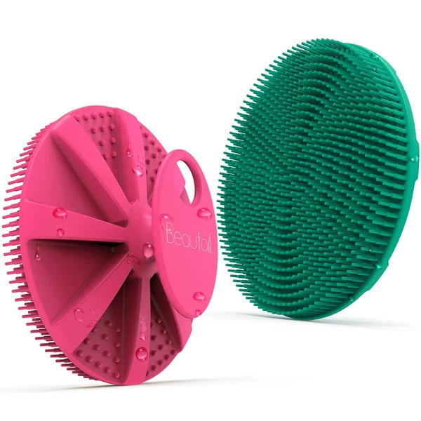 Silicone Body Scrubber Shower Bath Brush, More Hygienic than Traditional Loofah,