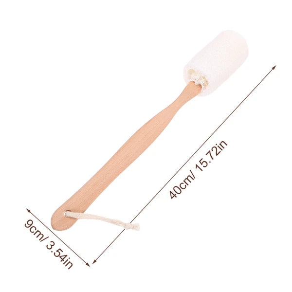 Dry Wet Skin Exfoliator Brush Back Loofa Long Handle Bath Massage