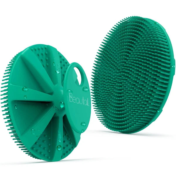 Silicone Body Scrubber Shower Bath Brush, More Hygienic than Traditional Loofah,