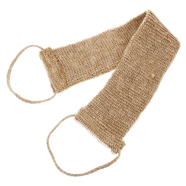 Jute Back Washer Bath Towel Shower Body Scrubber Scratcher for Men Brush Women