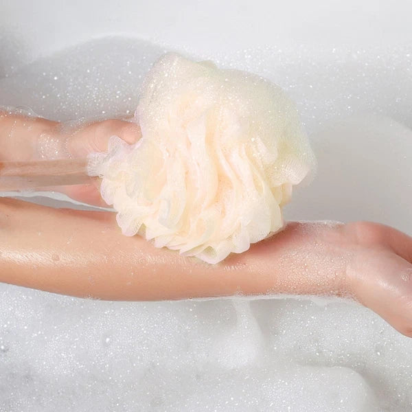 Bath Sponge Brush Long Handle Exfoliating Scrubber for Sensitive Skin Health
