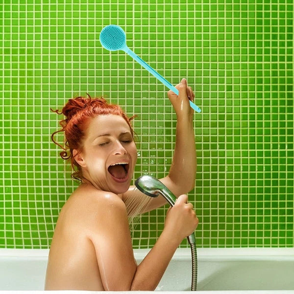 Bath Brush Back Body Scrubber with Handle Scruber Cleaner Shower Exfoliator