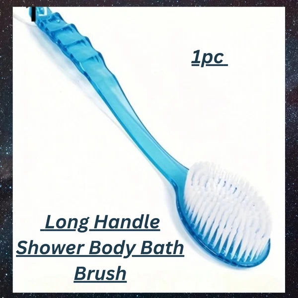 Long Handle Shower Body Bath Brush Skin Back Massage Scrubber Bathroom Tool
