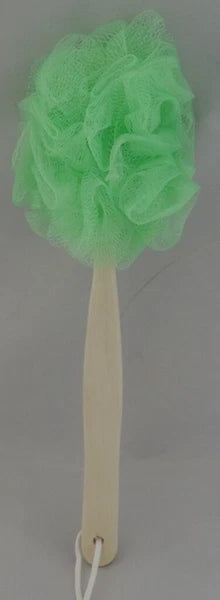 Loofah Bath Brush Shower Sponge Long Wood Handle Back Scrubber Body Exfoliating