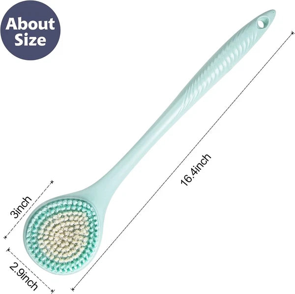 Long Handle Bath Body Brush - Soft Shower Brush for Men & Women,Back Bath Brush